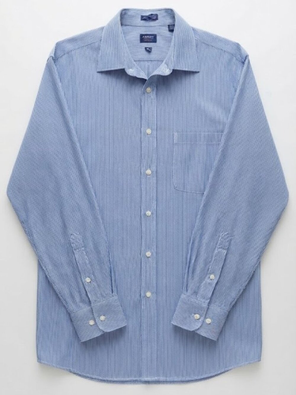 ✨️ Arrow Men's Blue Stripe Dress Shirt